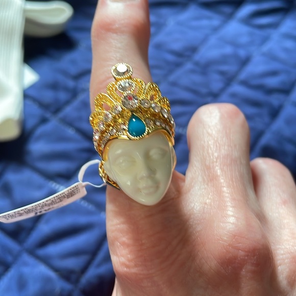 NWT Egyptian styled fashion ring from JTV - Picture 4 of 4